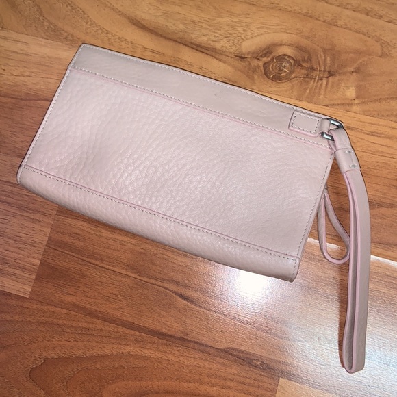 NWT Cole Haan Leather Wristlet Clutch